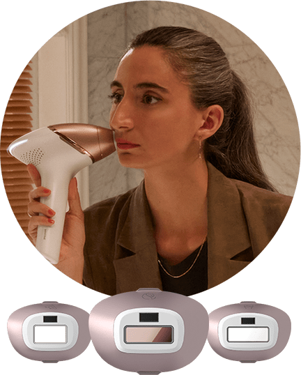 Depilator IPL Philips Lumea: nasadka do depilacji twarzy